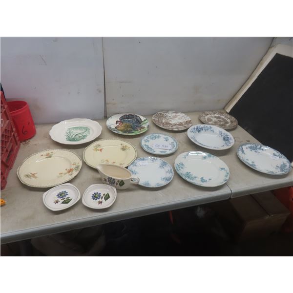 China Plates Grindley Arabic 1891–1914, Clifford Plate 1891, Cotswold Crown Ducal Florentine, Colon