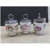 Image 6 : 10 Vintage Porcelain Egg Coddlers Royal Worcester