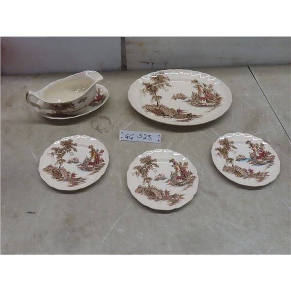 6 Johnson Brothers The Old Mill China