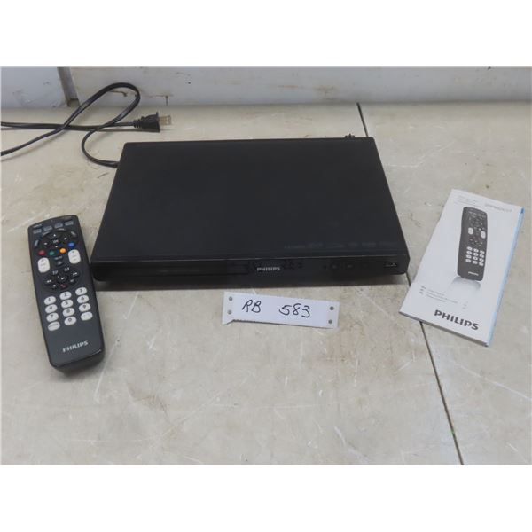 Philips DVD Player With Remote Never Used