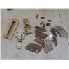 Image 15 : Vintage Detroit Grinder, Smoother Tool, Hinges, Latches, Brass Claw Table Chair Leg Caps And Brass
