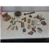 Image 1 : Vintage Detroit Grinder, Smoother Tool, Hinges, Latches, Brass Claw Table Chair Leg Caps And Brass
