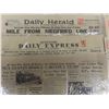 Image 5 : 19 Front Page Newspapers 1944/45 Sunday Mercury, Daily Mirror, Daily Express And Sunday Dispatch