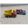 Image 8 : Meccano, Vintage Brass Wheels, Tires And 2 Tonka Trucks