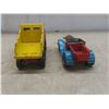 Image 9 : Meccano, Vintage Brass Wheels, Tires And 2 Tonka Trucks
