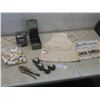 Image 1 : 2 Carpenter Aprons, Drill Bits, Vise Grips, 4 Casters And Plumbing Fittings