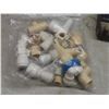 Image 9 : 2 Carpenter Aprons, Drill Bits, Vise Grips, 4 Casters And Plumbing Fittings