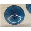 Image 2 : 5 Blue Glass Lantern Lenses 4" Diameter