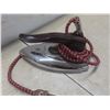 Image 6 : 2 Vintage Electric Irons, Pastry Blender, Queen Elizabeth Silver Jubilee Spoon And More