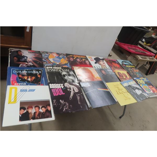18 x Rock and Roll Records - Billy Idol, Rod Stewart and More