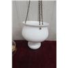 Image 3 : 2 Coal Oil Lamps and Hanging Planter