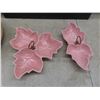 Image 7 : Lazy Susan And 2 California Pottery Divided Candy Dishes