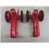 Image 3 : Ertl Farmall Metal Tractor, Massey Harris Tractor And John Deere 1942 Ford Pickup In Box