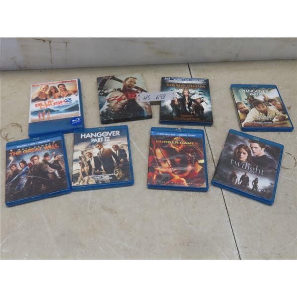 8 Blu-Ray Movies: Hangover Part 3, Blue Crush 2, Twilight, Hunger Games And More