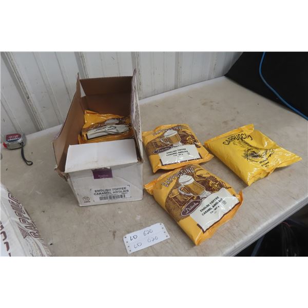 English Toffee Cappuccino 6 x 2 lb + Hazelnut 907 g