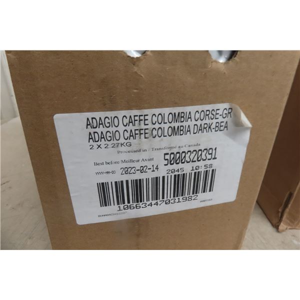 Adagio Caffe Colombia Dark 5 lb x 4