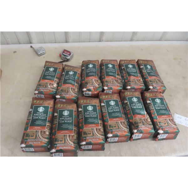 Starbucks Pike Place Medium Roast Coffee 12 x 1 lb