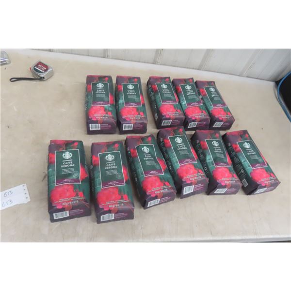 Starbucks Caffe Verona Dark Roast Coffee 11 x 1 lb