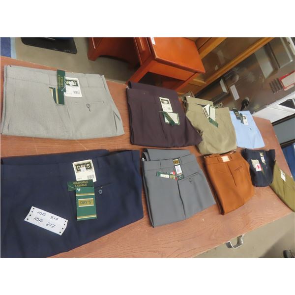 9 Pairs Mens Trousers Size 44 New With Tags