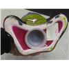 Image 4 : 5 Libby Stained Glass Fruit Tumblers, Topolino Coin Bank, 2 Ceramic Egg Dishes And Russian Doll