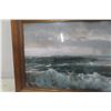 Image 2 : Framed Ocean Picture 33 1/2" x 17 1/2"