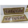 Image 1 : 2 Petit Point Pictures 11 1/2" x 36"