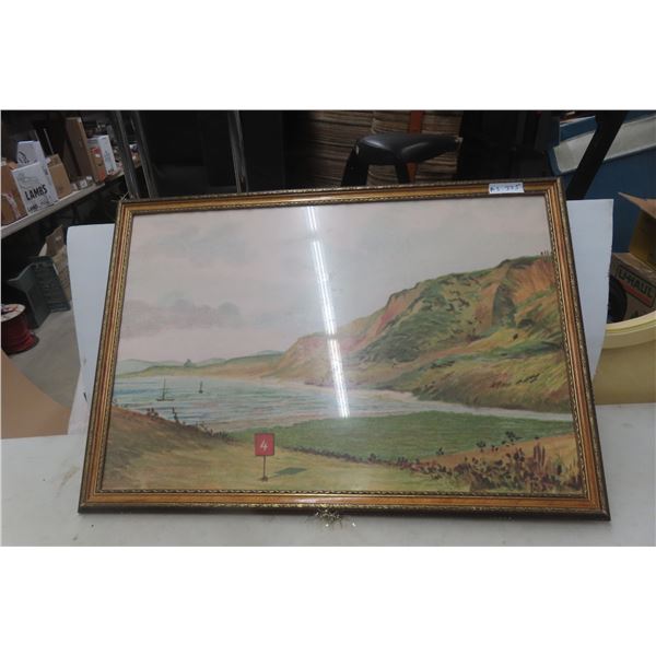 Framed Picture 27" x 39"