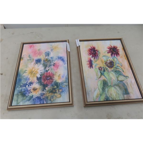 2 Pictures 13" x 18"