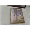 Image 5 : 2 Framed Pictures 16" x 20" and 27" x 19 1/2"
