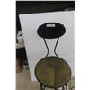 Image 2 : Funky Wrought Iron Chair With Matching Iron Magazine Rack