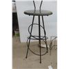 Image 3 : Funky Wrought Iron Chair With Matching Iron Magazine Rack