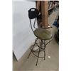Image 4 : Funky Wrought Iron Chair With Matching Iron Magazine Rack