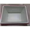 Image 3 : 1980s Vintage Thermos 10" 7 Quart Ice Chest Cooler Holds 6 Cans 12" x 11"