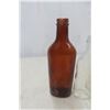 Image 2 : 4 Old Bottle Oil With Embossed Fisherman And Fish