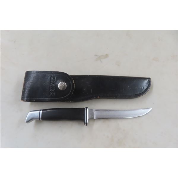 Buck Knife w/ Sheath 9 1/2" Total Length