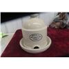 Image 1 : Medalta Stoneware Chicken Waterer T and B Piece