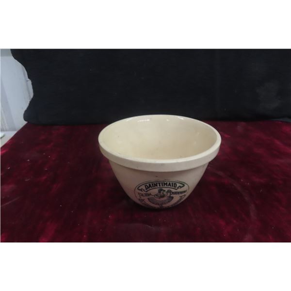 Daintymade Plum Pudding Canada Bread Products Stoneware Mixing Bowl