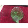 Image 6 : Uranium Glass Kings Head Tankard Art Deco 20th Century 8 in H x 5 in Diameter