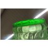 Image 8 : Uranium Glass Kings Head Tankard Art Deco 20th Century 8 in H x 5 in Diameter