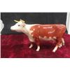 Image 1 : Beswick England Porcelain Hereford Cow Ornament 5" H x 8" Long