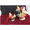 Image 5 : 2 Royal Copley Rooster Ornaments 8 1/4" x 6 1/2"