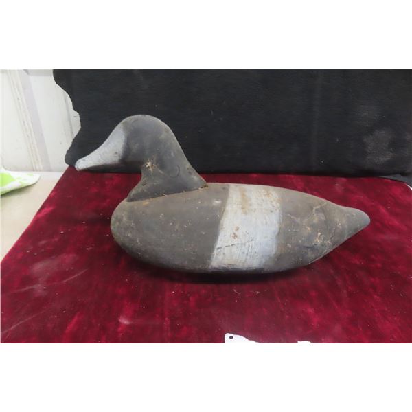Wood Carved Duck Decoy