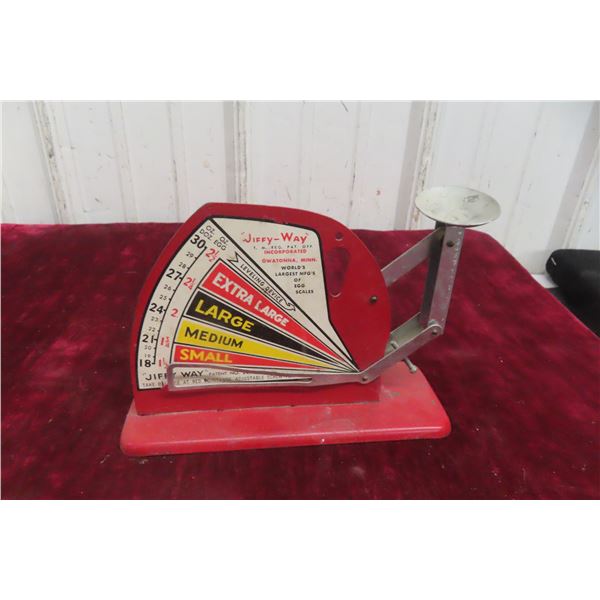 Jiffy-Way Vintage Egg Scale