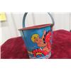 Image 4 : 1940s Child Metal Pail and Sand Beach Pail Eagle Toys Made in Canada