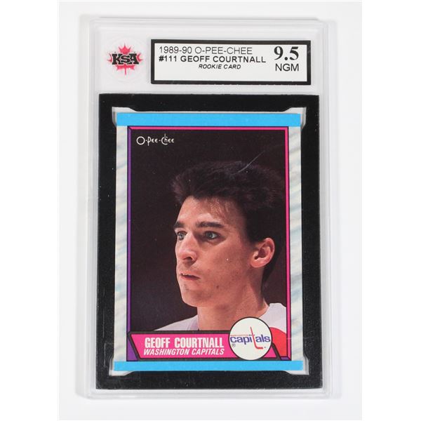 1989-90 #111 GEOFF COURTNALL KSA GRADED 9.5