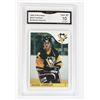 Image 1 : 1985 MARIO LEMIEUX #9 GMA GRADED 10 ROOKIE REPRINT