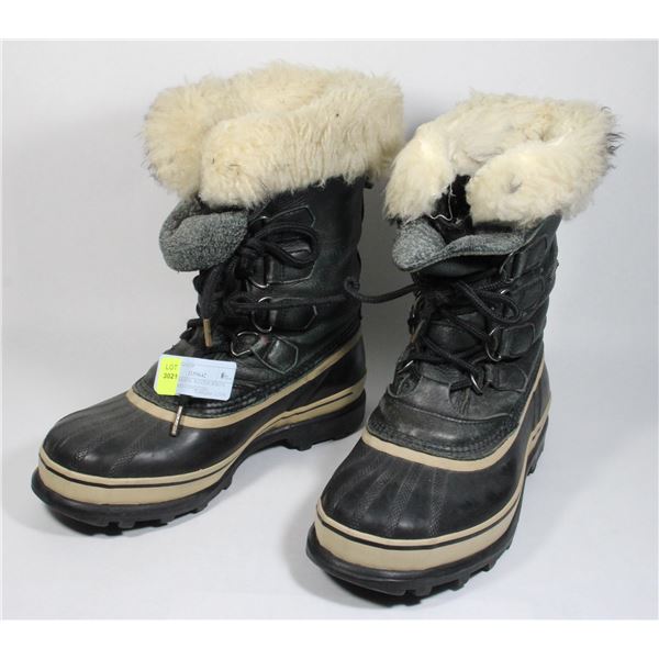 SOREL CARIBOU WINTER BOOTS SIZE 7 GOOD CONDITION