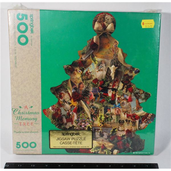 VINTAGE A CHRISTMAS MEMORY TREE JIGSAW PUZZLE NEW
