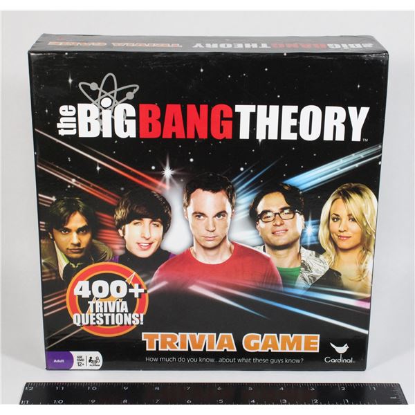 THE BIG BANG THEORY TRIVIA GAME USED COMPLETE