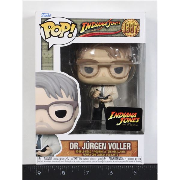 BRAND NEW IN PACKAGE POP INDIANA JONES DR. JURGEN